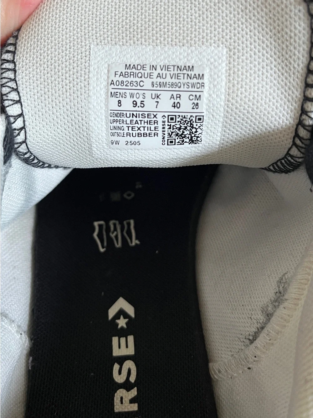 Converse Black Run Star Low Trainers